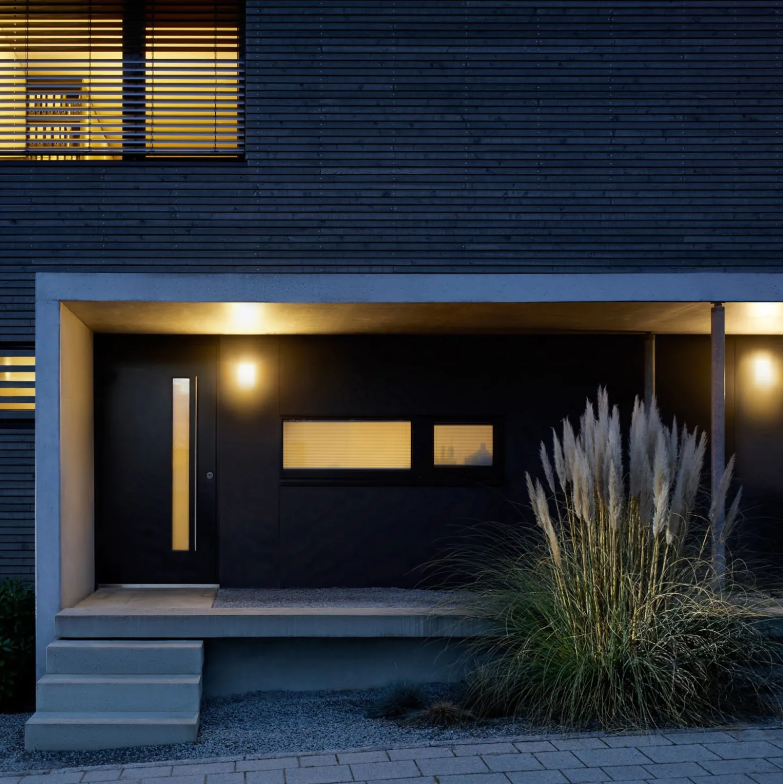 STEINEL L 240 S LED-Wandleuchte Sensor, edelstahl