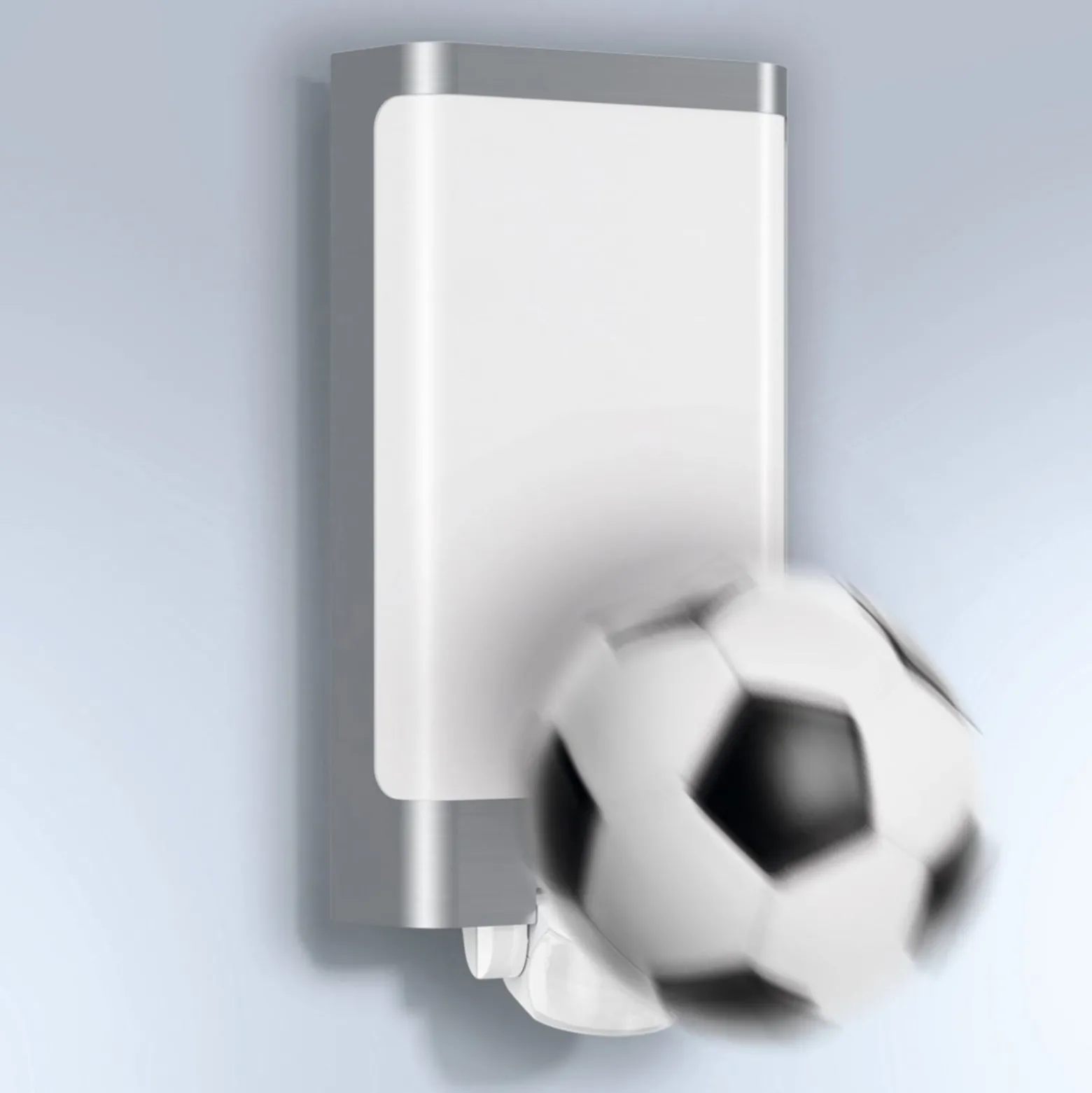 STEINEL L 240 S LED-Wandleuchte Sensor, edelstahl