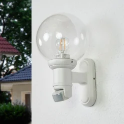 STEINEL L 560 S Sensor-Außenwandlampe weiß