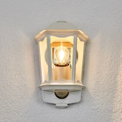 STEINEL L 190 S Sensor-Außenwandlampe weiß
