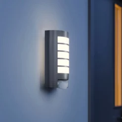 STEINEL L 12 S Sensor-Außenwandleuchte, anthrazit
