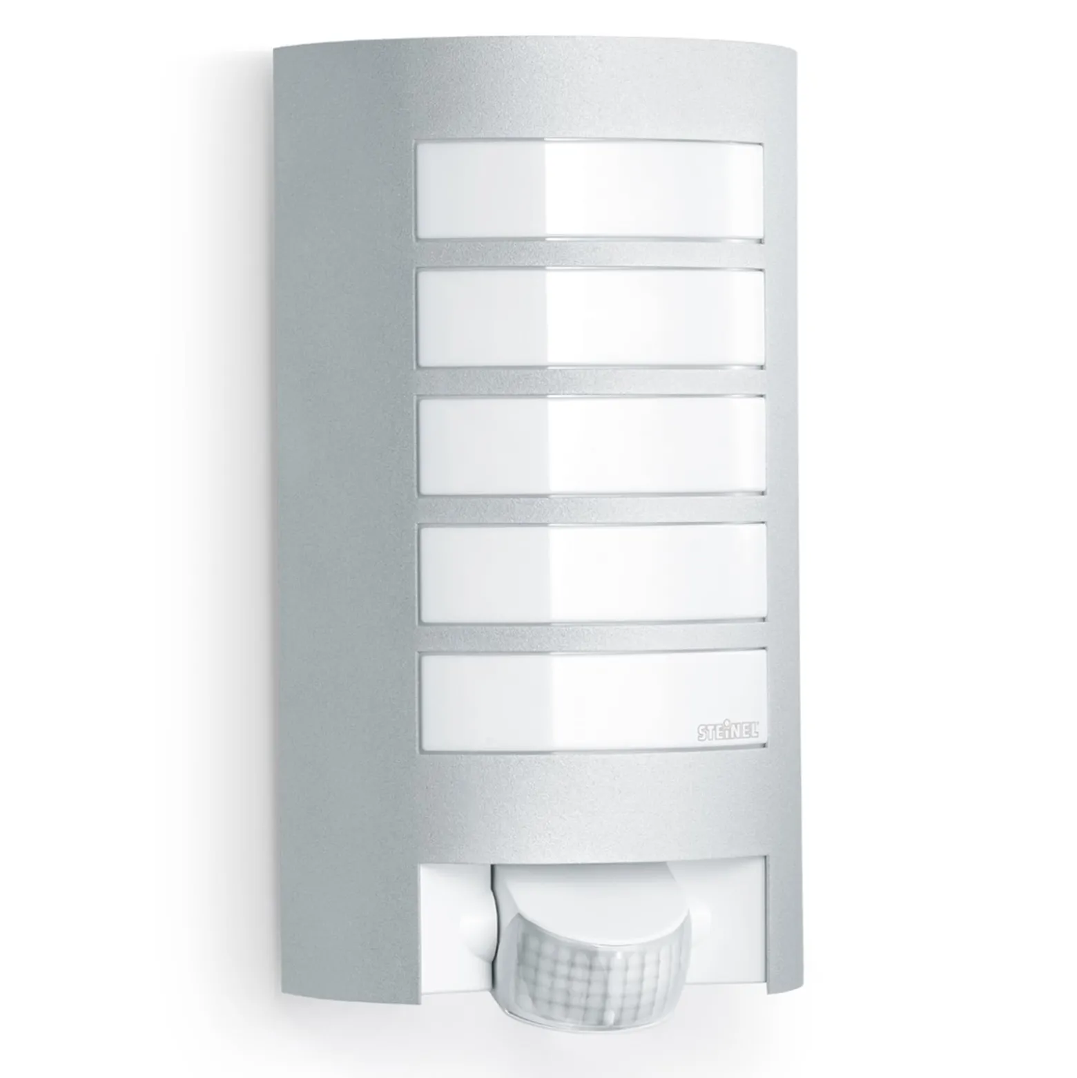 STEINEL L 12 S Sensor-Außenwandleuchte, silber