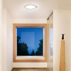 STEINEL RS D2 V3 LED-Deckenlampe stahl gebürstet