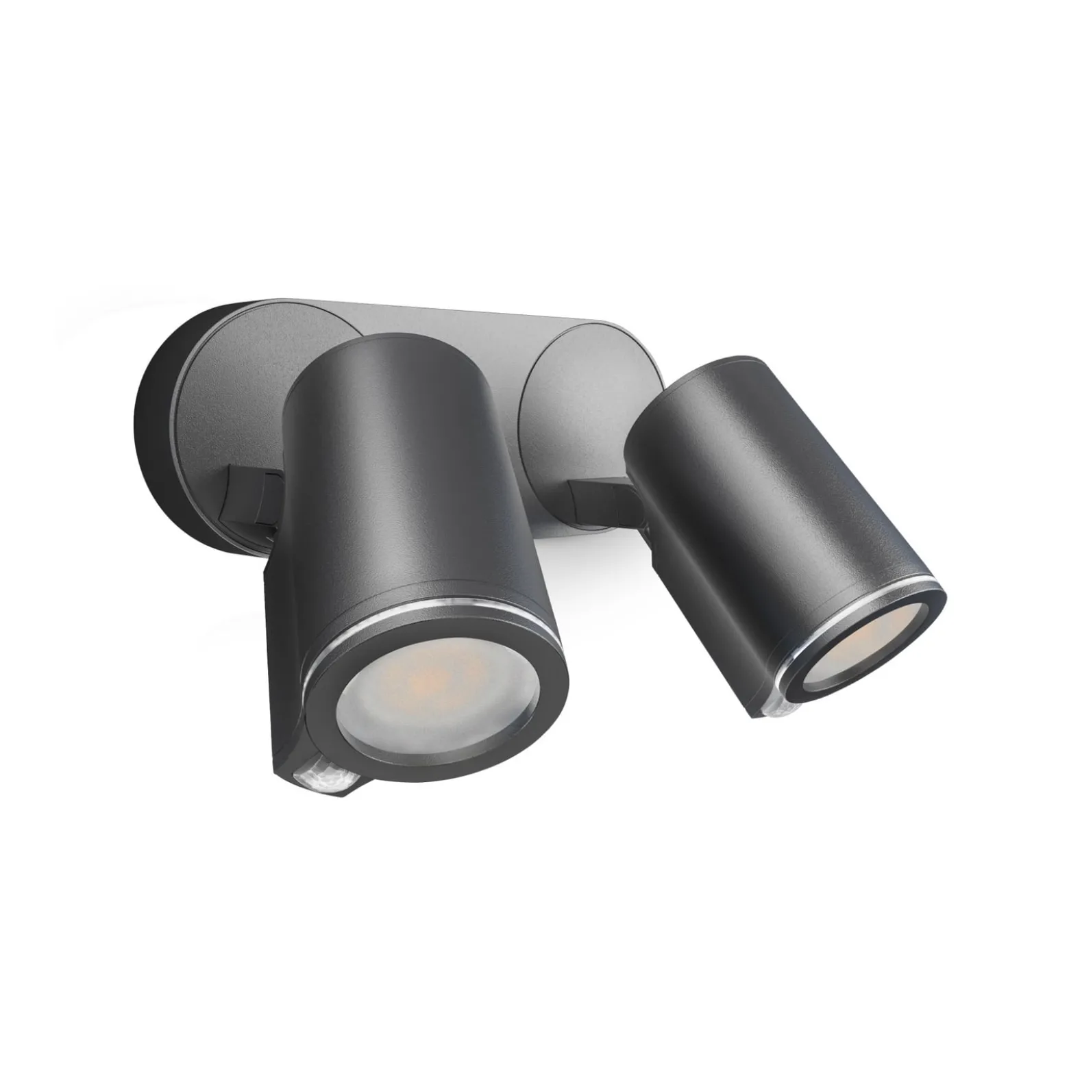 STEINEL Sensor-Außenstrahler One S, 2-flg. anthrazit, IP44
