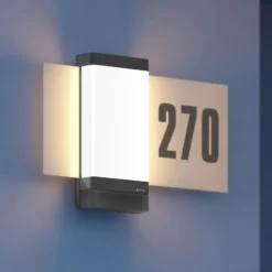 STEINEL smarte Hausnummernleuchte L 270 Digi SC, anthrazit