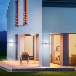 STEINEL Smart Sensor-Außenwandlampe L 830 SC anthrazit IP44