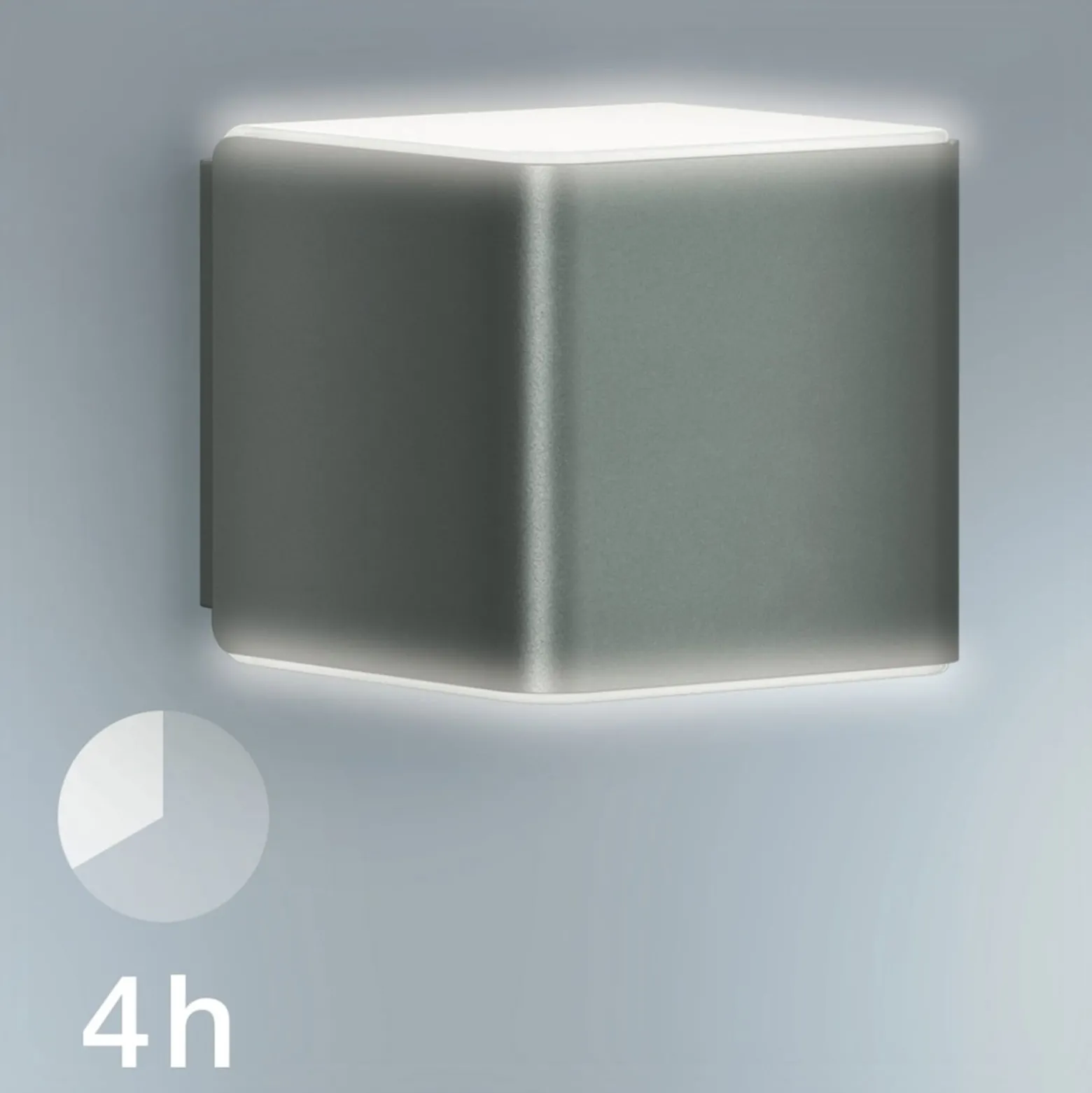 STEINEL Smart Sensor-Außenwandleuchte L 840 SC anthrazit