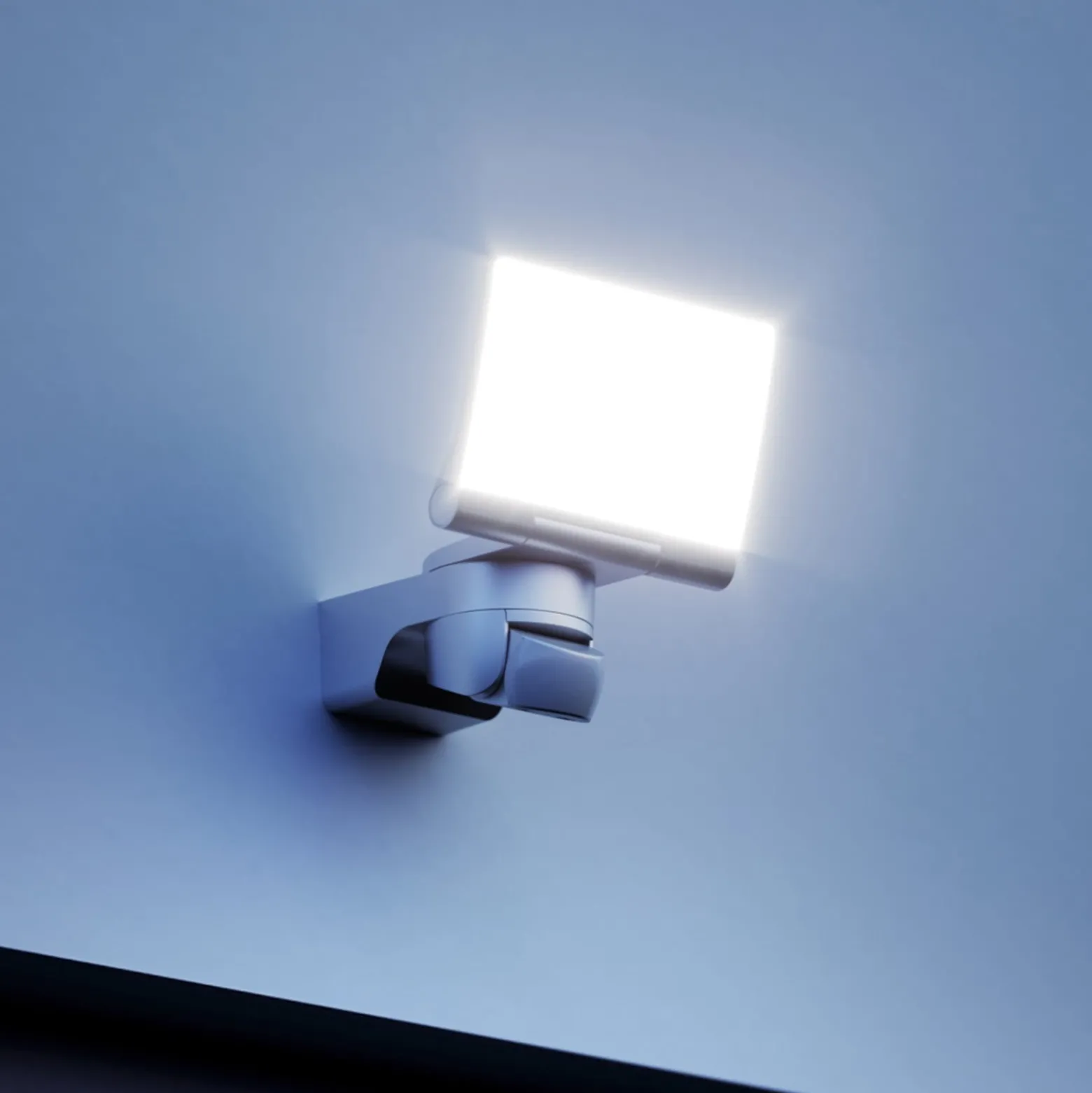 STEINEL XLED Home 2 S Sensor-Außenstrahler, silber