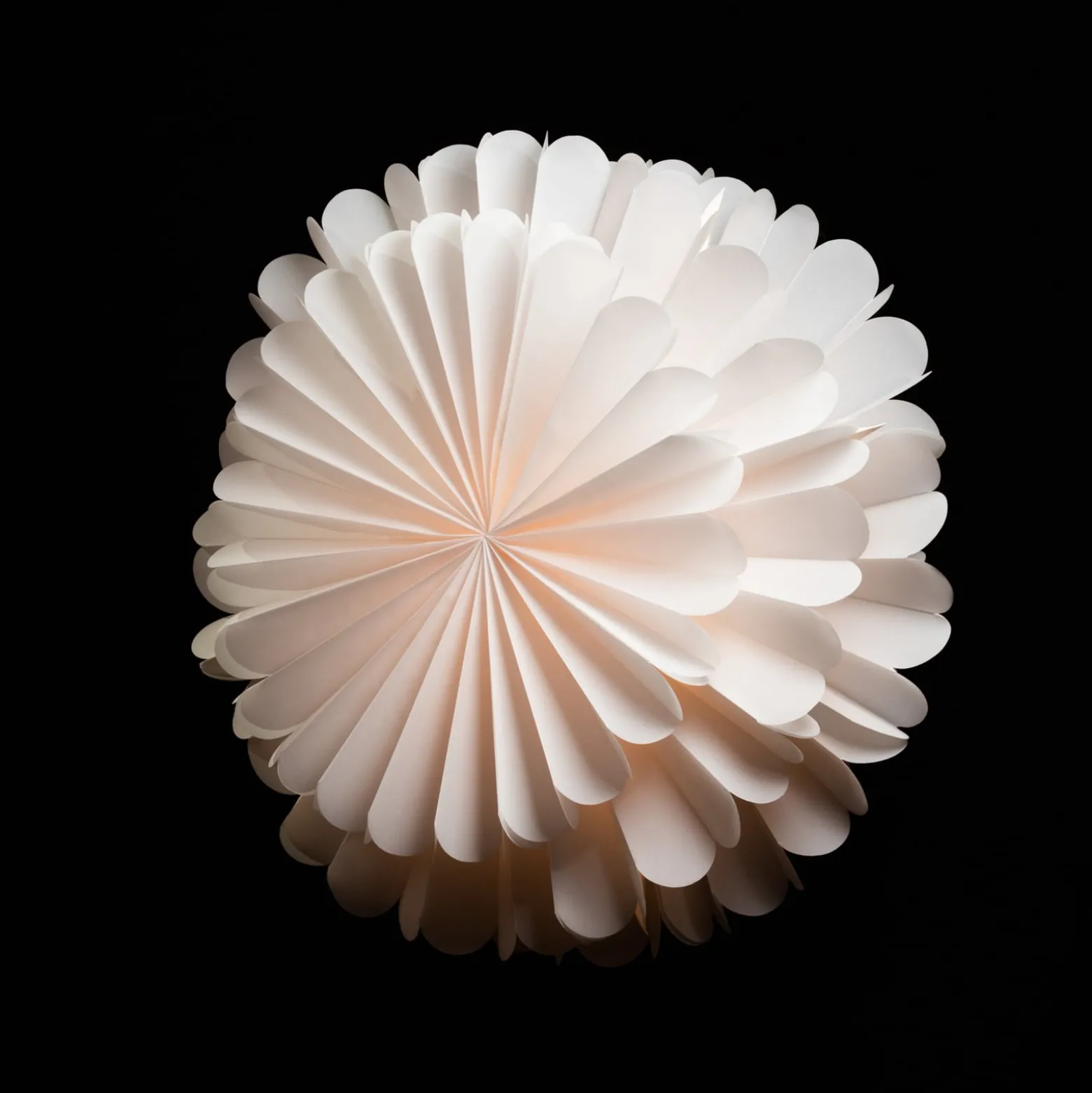 Sterntaler 2022 3D-Papierstern Ø 45 cm weiß