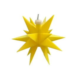 STERNTALER LED-Stern, gelb, 18-Zacker, Ø 12 cm, Batterie