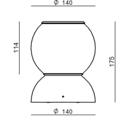 Stilnovo Gravitino LED-Deckenlampe, drehbar weiß