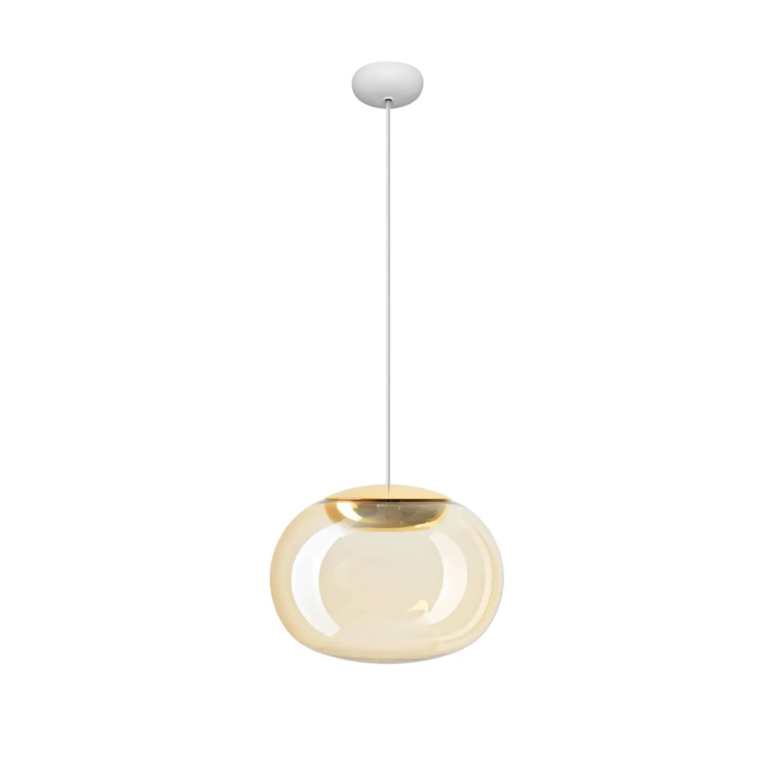 Stilnovo La Mariée LED-Hängelampe gold/weiß