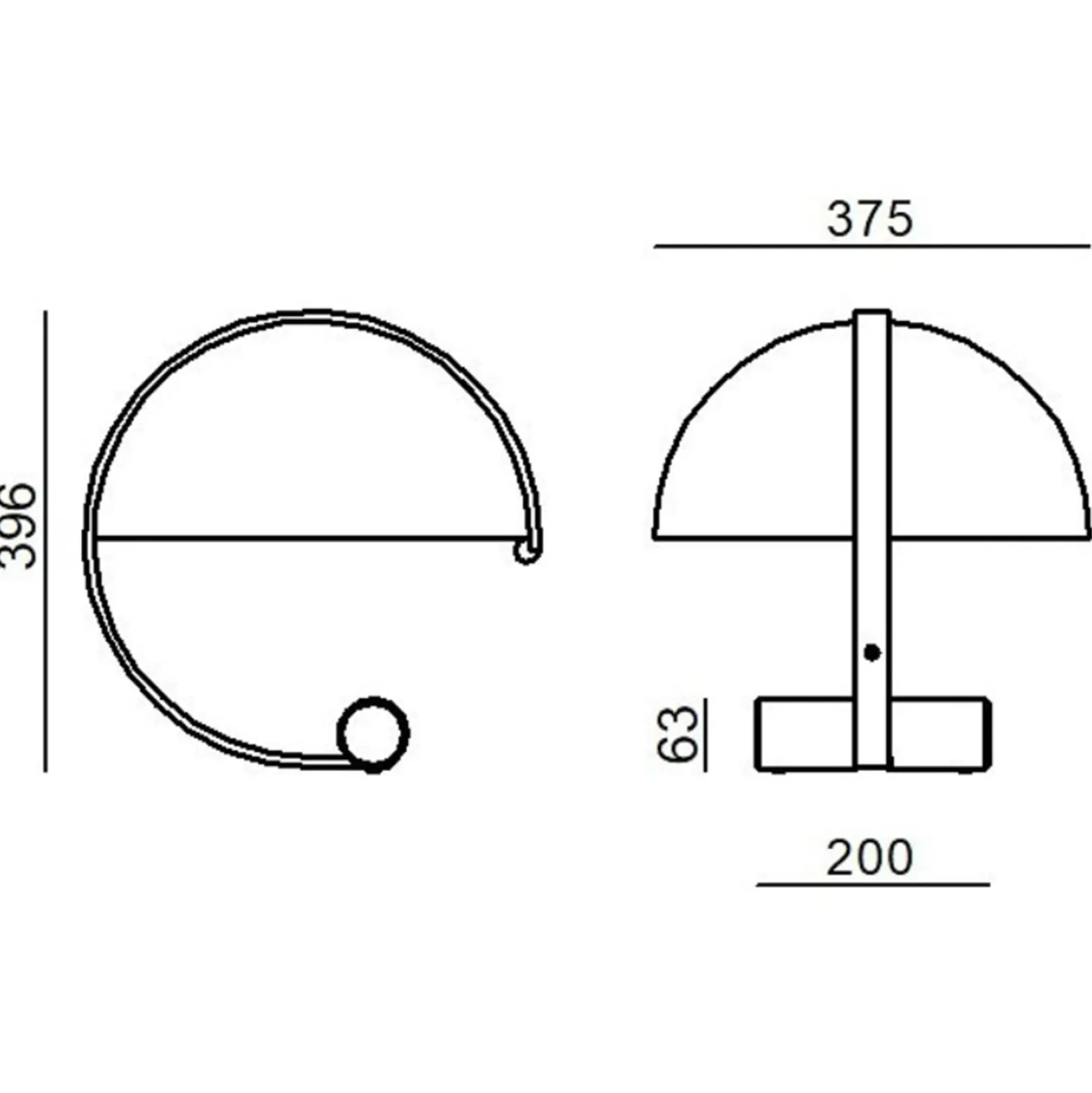 Stilnovo Meta LED-Tischlampe inkl. E27-LED gold