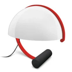 Stilnovo Meta LED-Tischlampe inkl. E27-LED rot