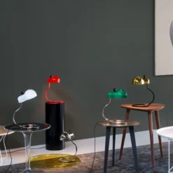 Stilnovo Minitopo LED-Tischlampe, weiß