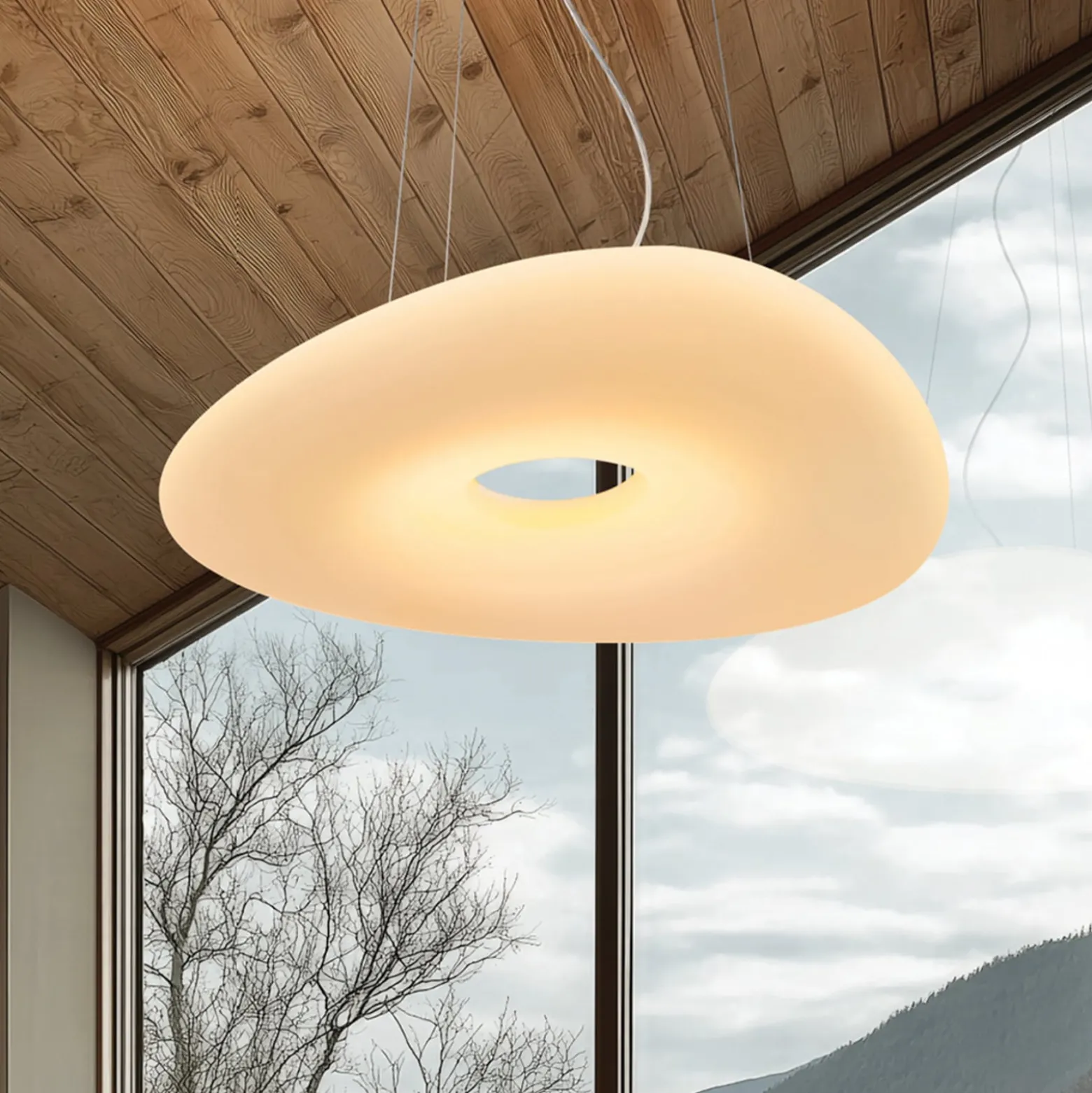 Stilnovo Mr. Magoo LED-Hängeleuchte, Phase, Ø 76cm
