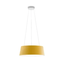 Stilnovo Oxygen LED-Hängeleuchte, gelb, Ø 56 cm