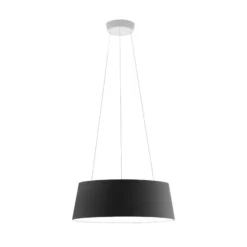 Stilnovo Oxygen LED-Hängeleuchte, schwarz, Ø 56 cm