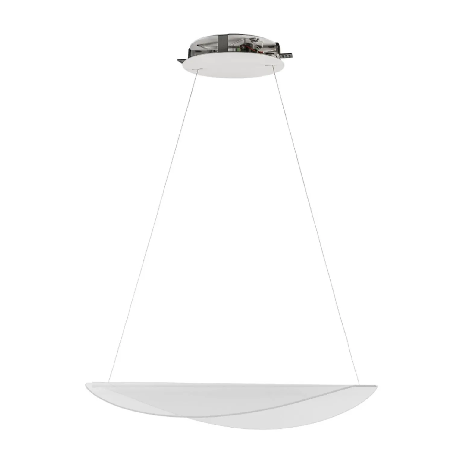 Stilnovo Pendellampe Diphy, Einbau-Baldachin, 75 cm, 3000K
