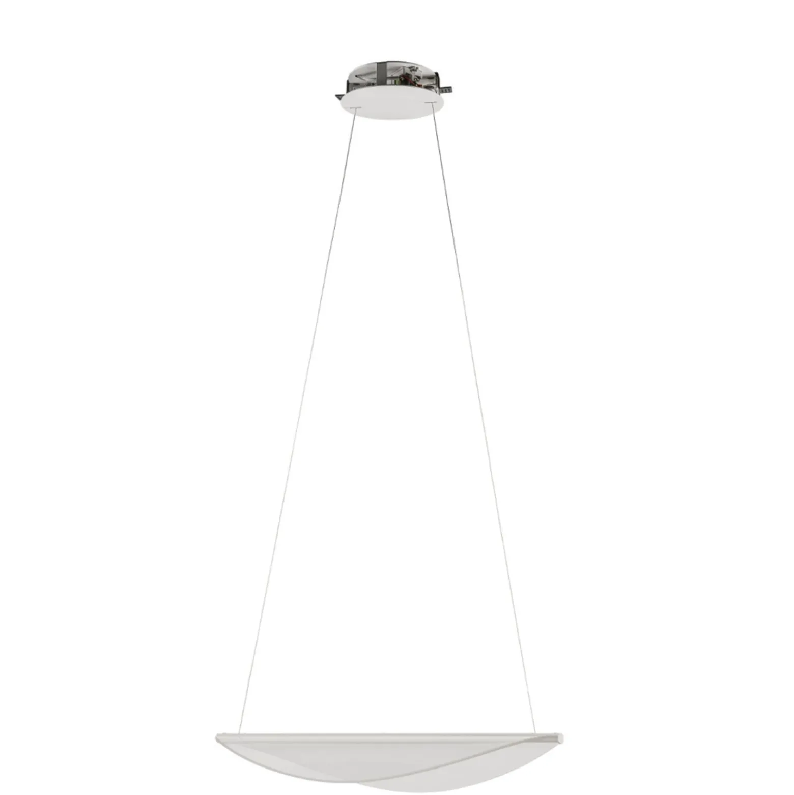 Stilnovo Pendellampe Diphy, Einbau-Baldachin, 54 cm, 3000K