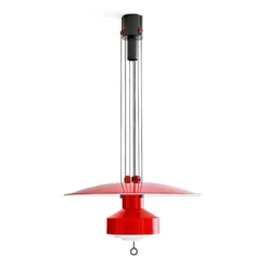 Stilnovo Saliscendi LED-Hängeleuchte, rot