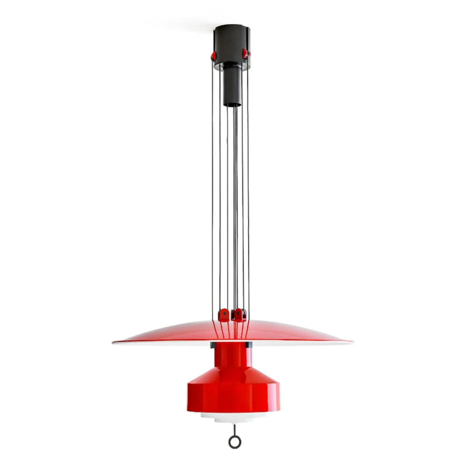 Stilnovo Saliscendi LED-Hängeleuchte, rot