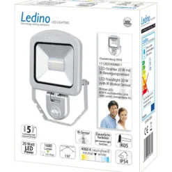 Strahler Charlottenburg Sensor silber 20W 4.000K