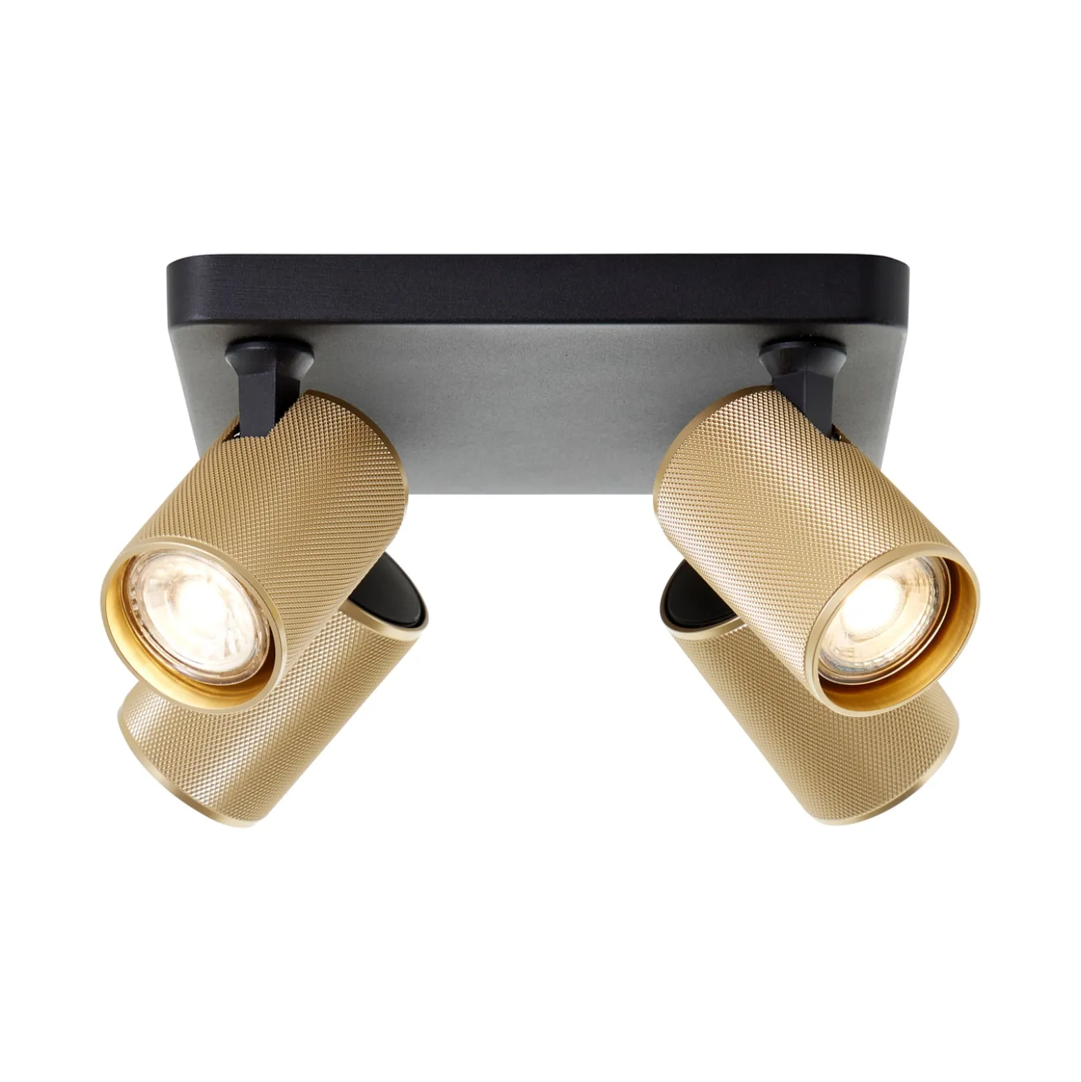 Strahler Marty sand/gold/schwarz 4-flammig