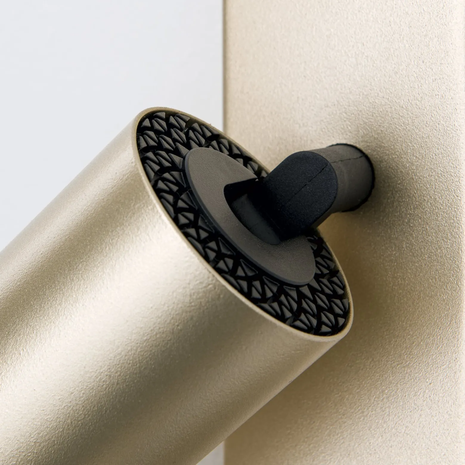 Strahler Sean, 2-flg., goldfarben, Metall, schwenkbar
