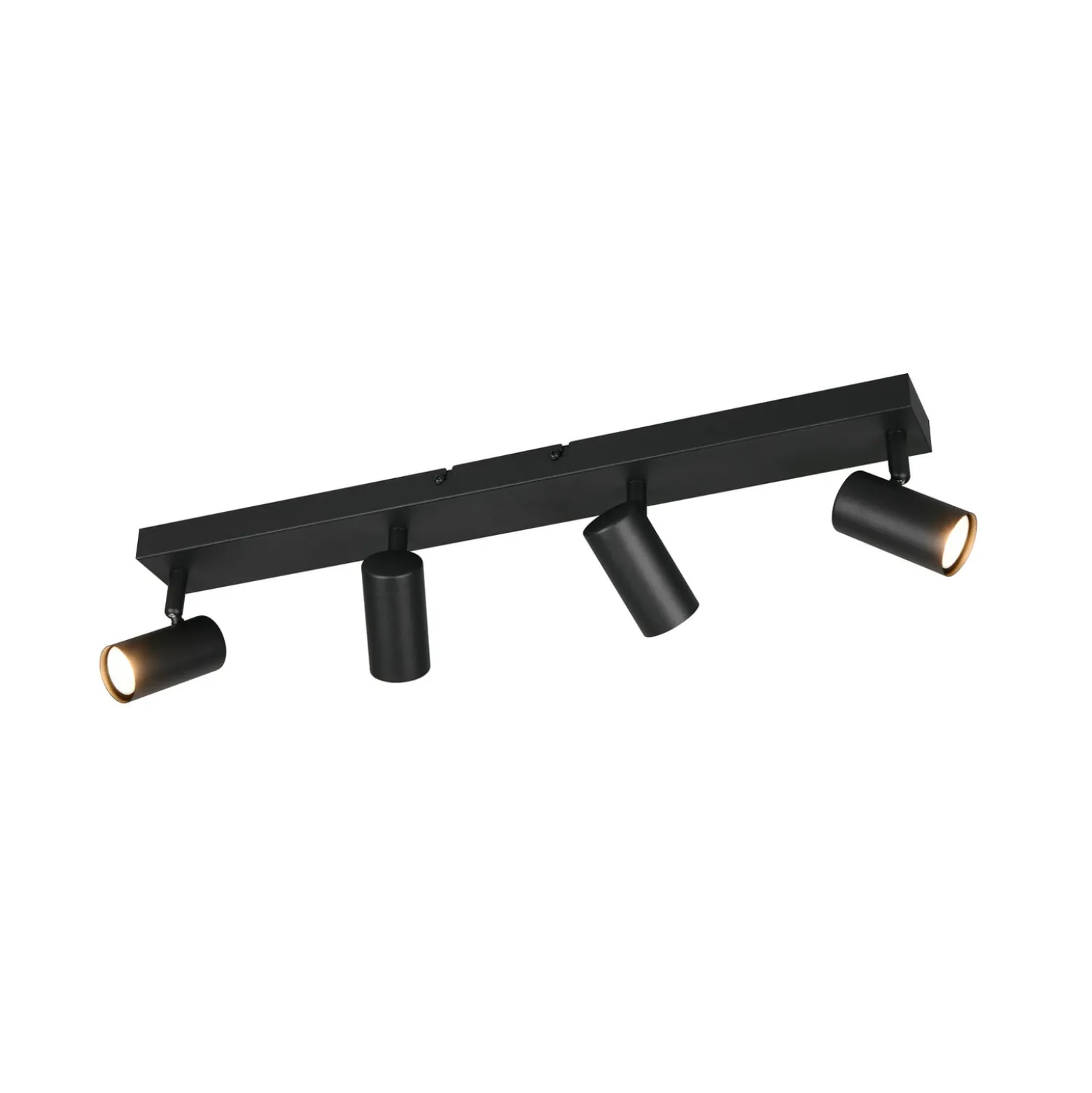 Strahler Taryn, schwarz matt, Länge 62 cm, 4-flg., Mini-GU10