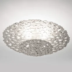 Terzani Tresor Designer-Deckenleuchte 45cm silber