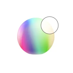 tint Calluna Solar LED-Kugel, CCT, RGB, Ø 35 cm