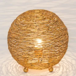 Tischlampe Campano, gold, 30 cm