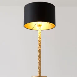Tischlampe Cancelliere Rotonda schwarz/gold 57 cm