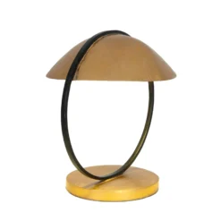 Tischlampe MEZZADORA, gold/schwarz, Höhe 35 cm Metall 2 x G9