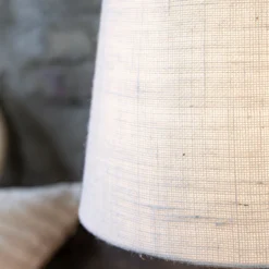 Tischlampe Paglia, natur/weiß, Rattan/Jute, Höhe 58 cm