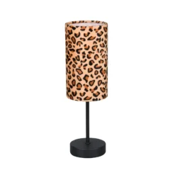 Tischlampe Pardina braun gescheckt/schwarz Höhe 37 cm Metall