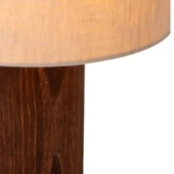 Tischlampe Tachina, Höhe 31 cm, braun/natur, Holz/Stoff