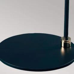 Tischleuchte Balance, schwarz/nickel, Schirm weiß