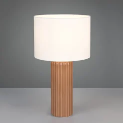 Tischleuchte Blair, mokka, Höhe 51 cm, E27, Keramik
