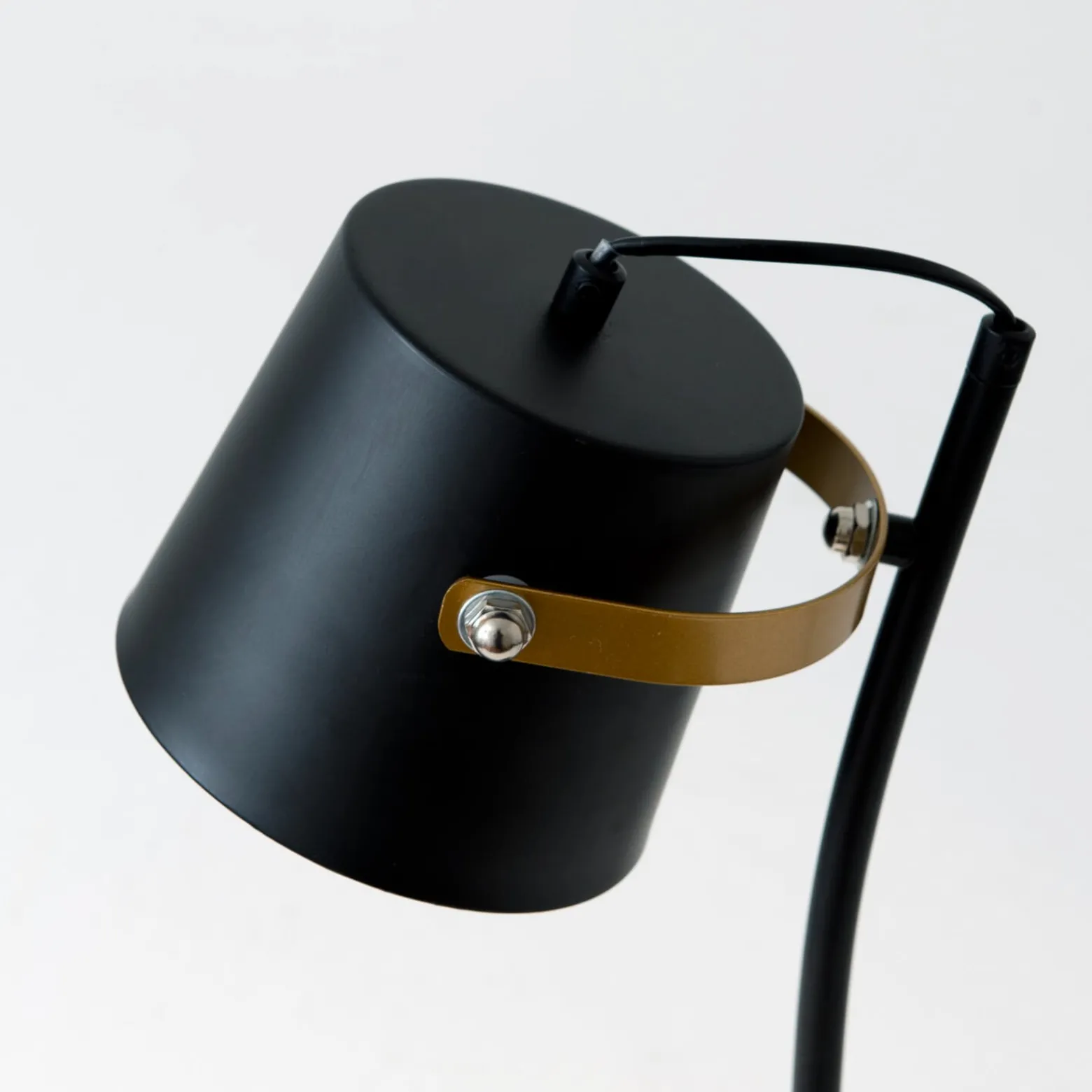 Tischleuchte ESPERTO, schwarz, Höhe 53 cm, Metall, E27