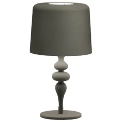 Tischleuchte Eva TL1 M, Höhe 53 cm dunkelgrau