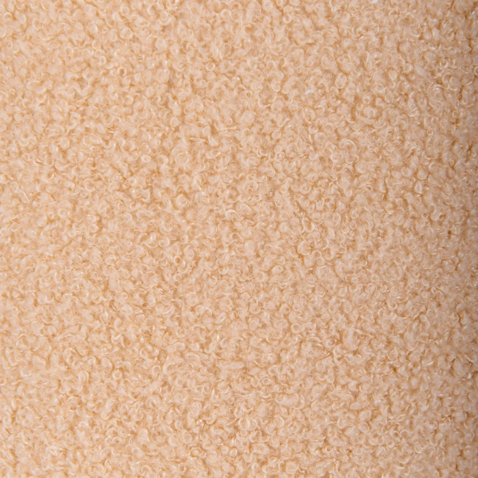 Tischleuchte Fluffy, beige Höhe 31 cm Textil E27 zylindrisch