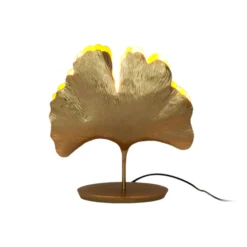 Tischleuchte Ginkgo, gold, 36x34cm
