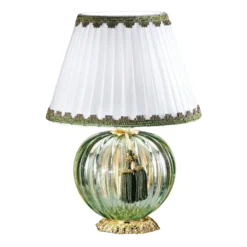 Tischleuchte Maureen mit Muranoglas