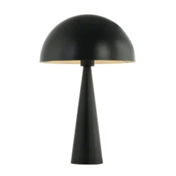 Tischleuchte 20210 Metall, Höhe 47 cm schwarz matt
