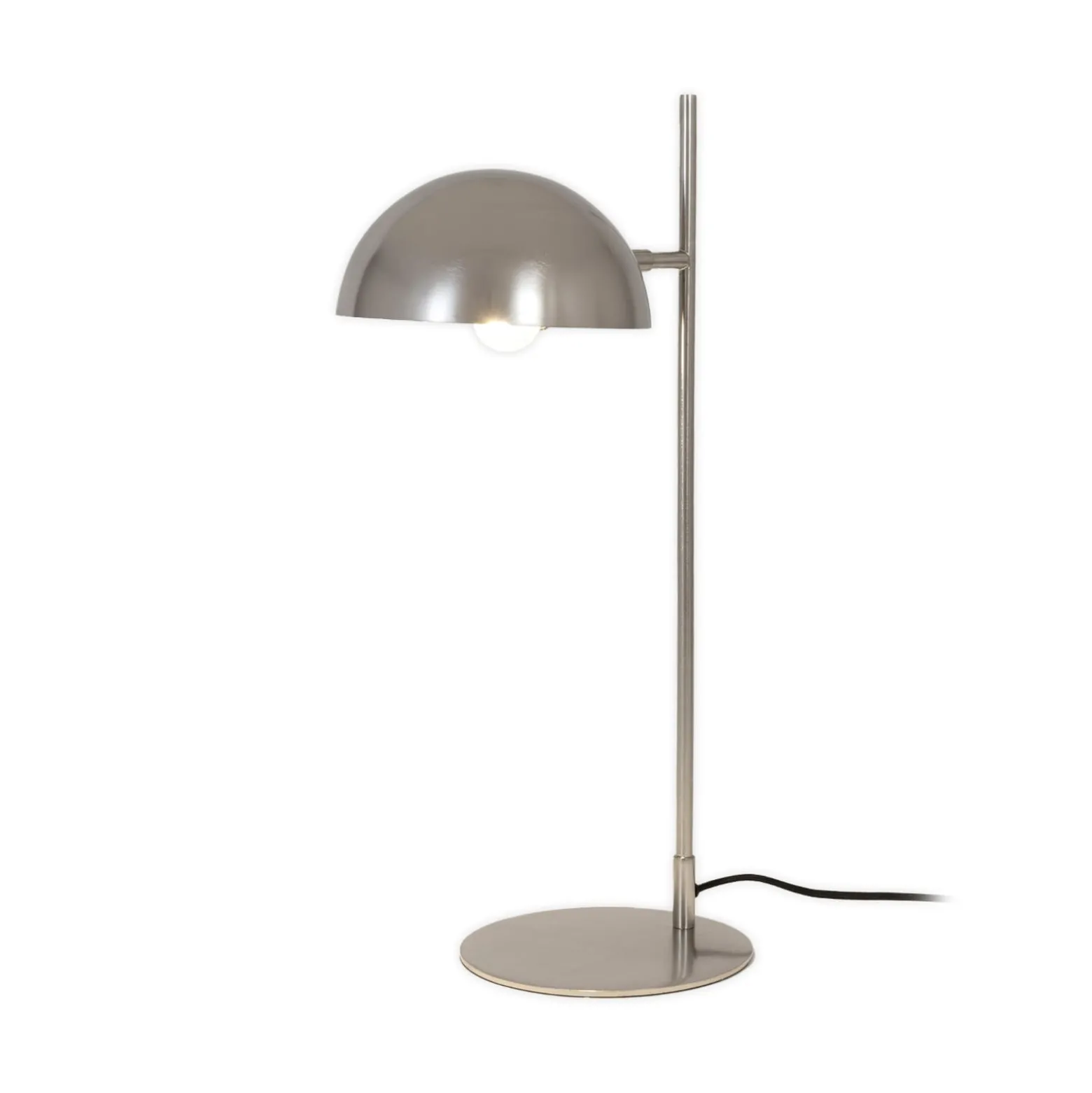 Tischleuchte Miro, silberfarben, Höhe 58 cm, Eisen/Messing