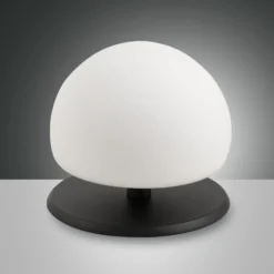 Tischleuchte Morgana, schwarz / weiß, Touchdimmer, 3.000 K