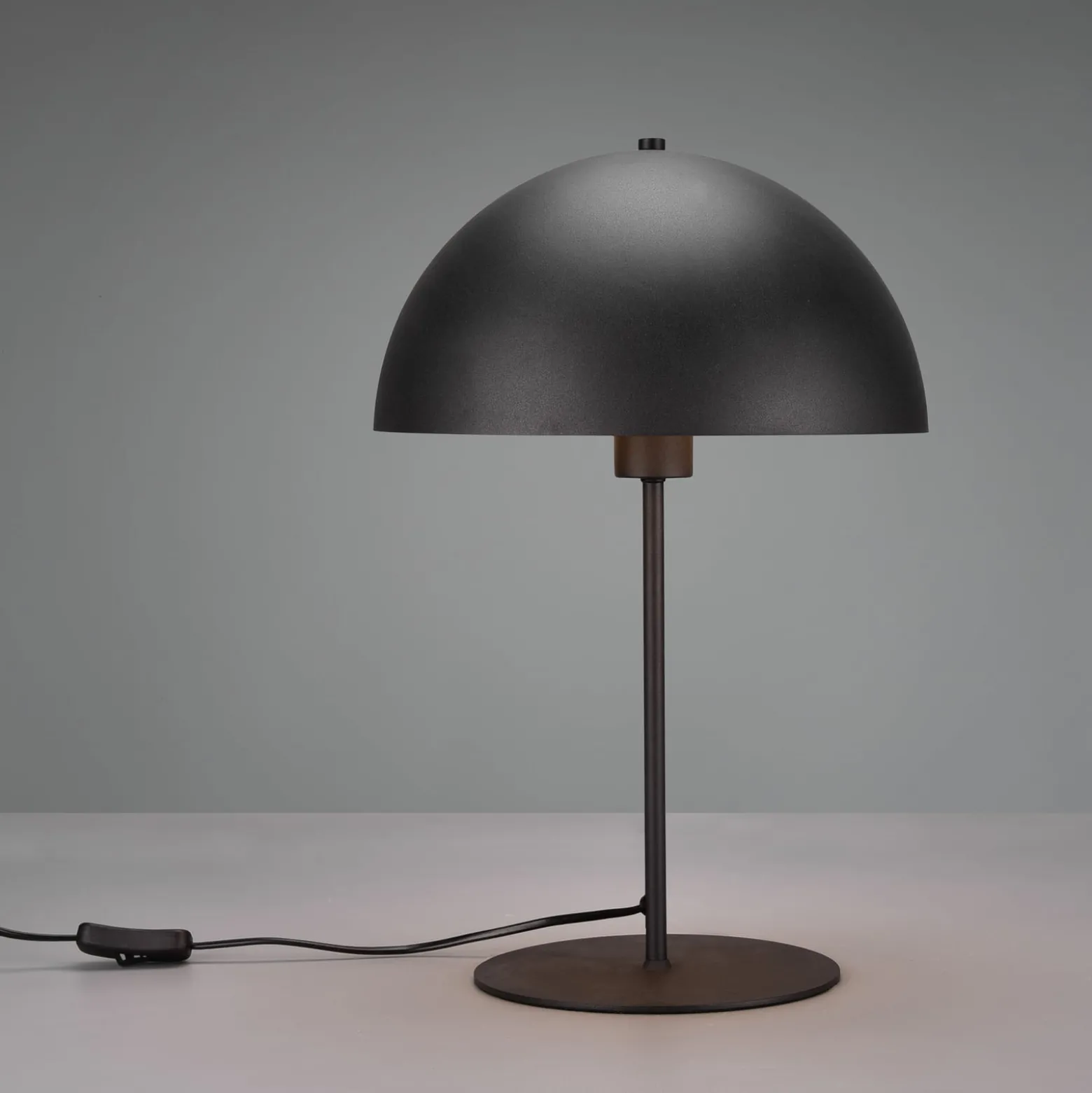 Tischleuchte Nola, schwarz/gold, Höhe 45 cm, Metall