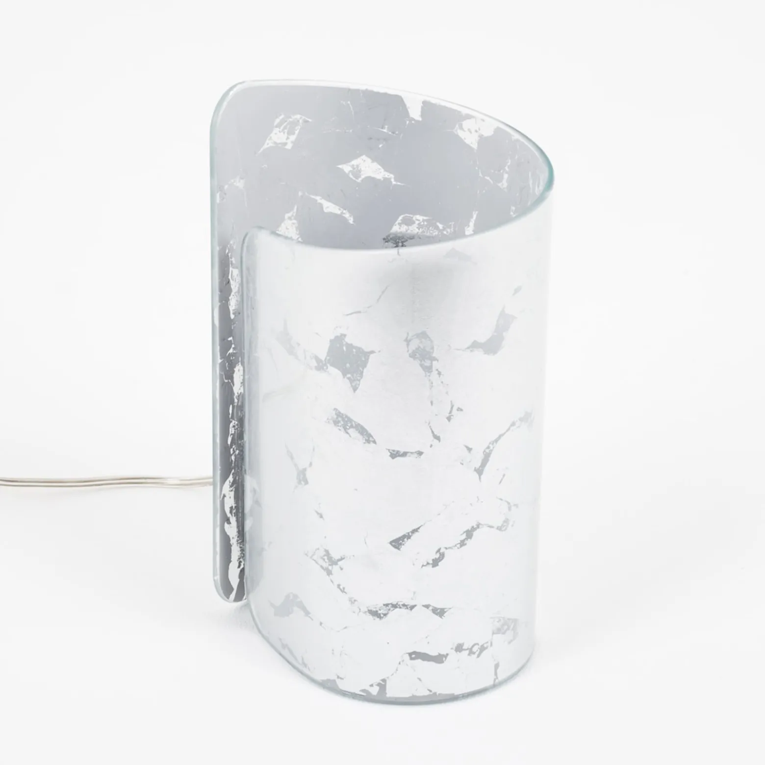 Tischleuchte Papiro, silber
